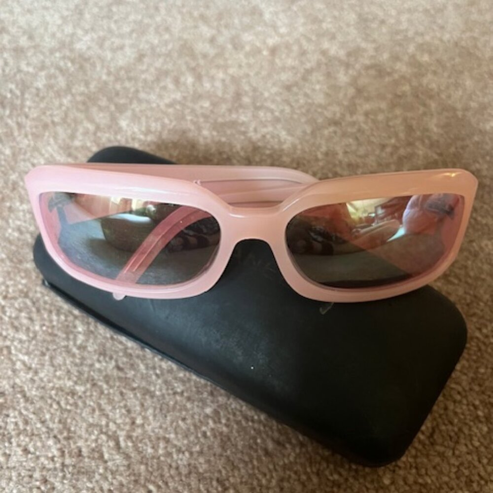 Chanel Sunglasses with Rhinestone Logo - Picture 1 of 4
